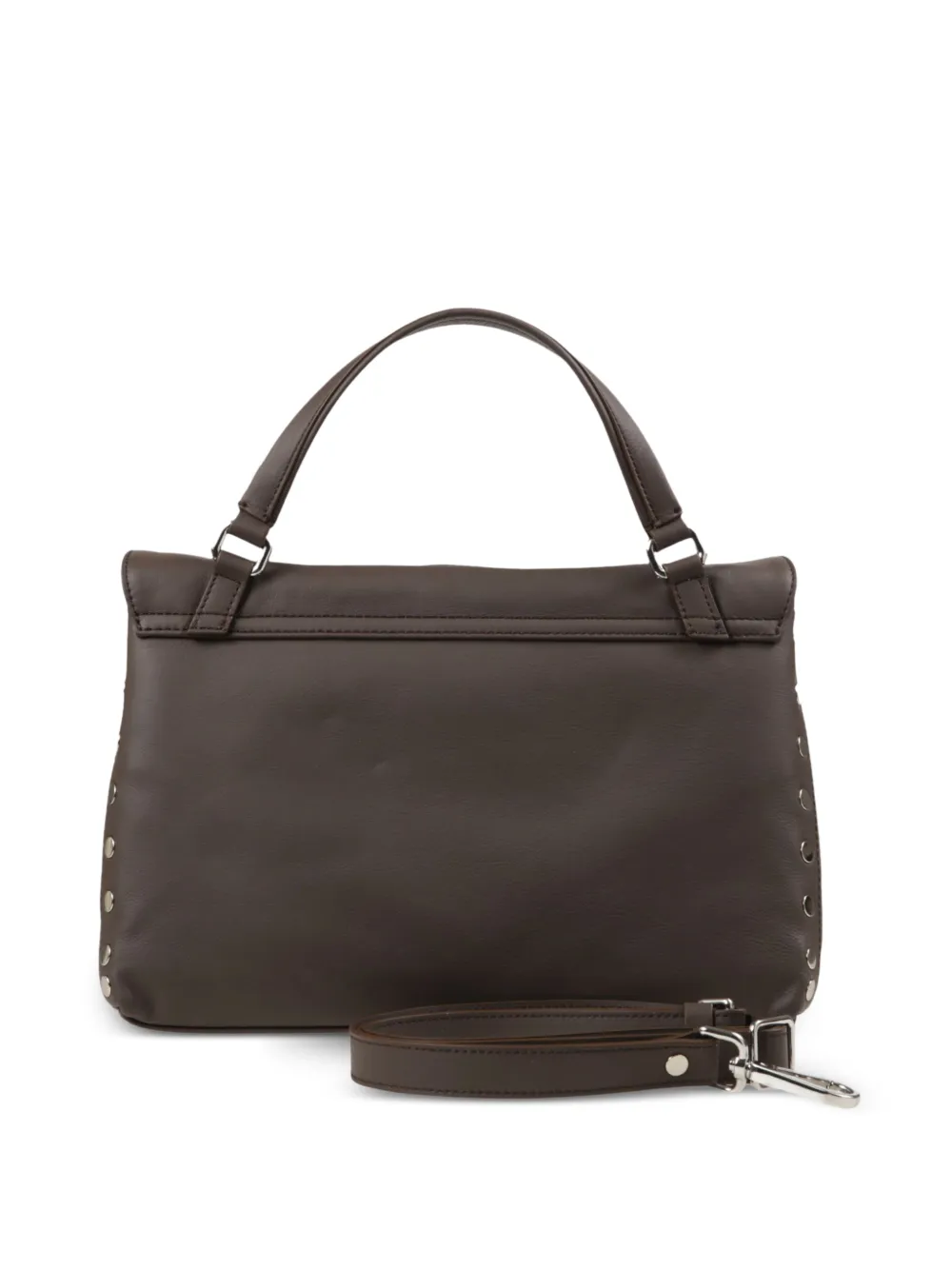 Zanellato Postina kleine shopper met draaislot Bruin