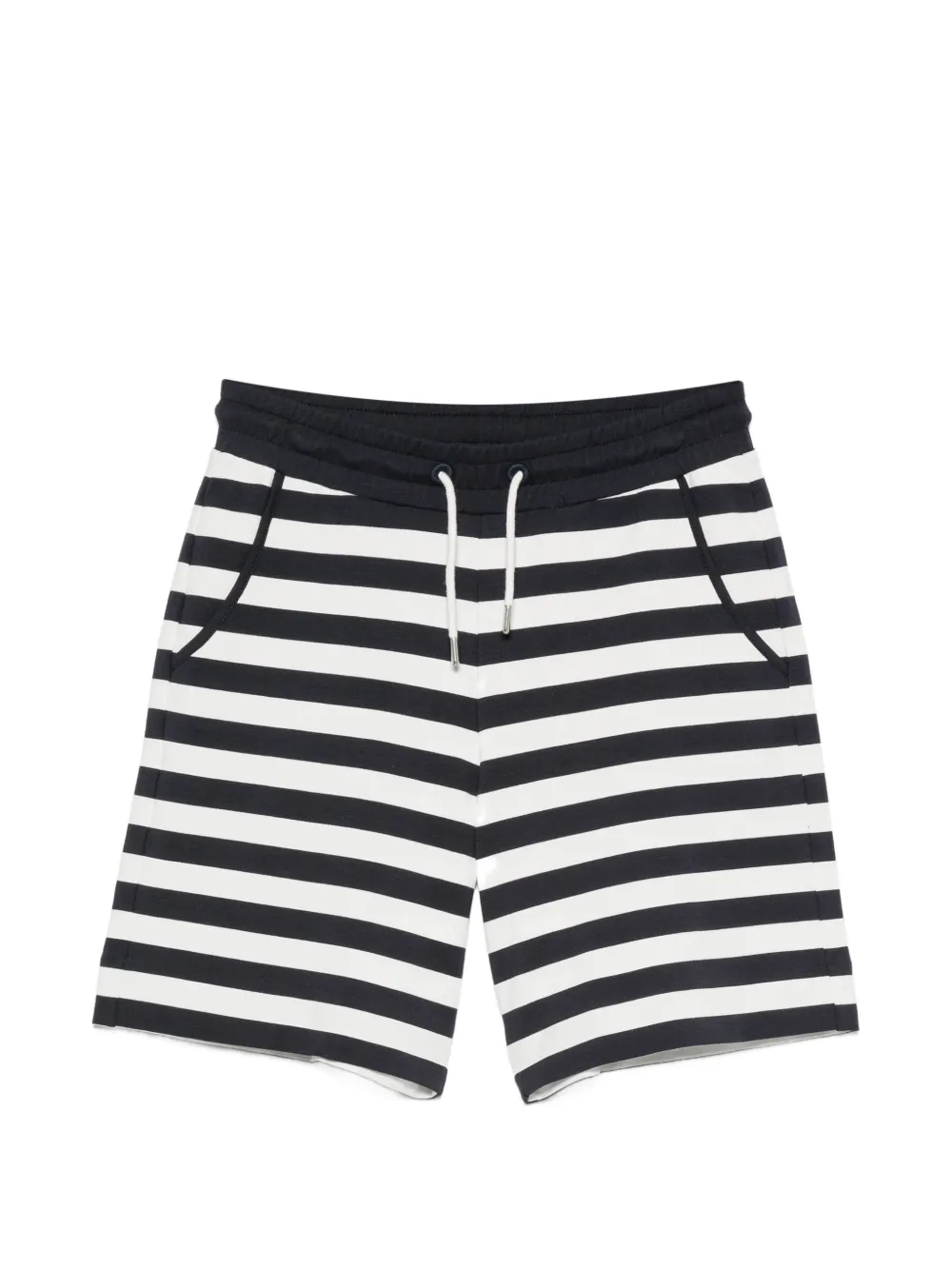 Margittes striped-pattern shorts - Blu