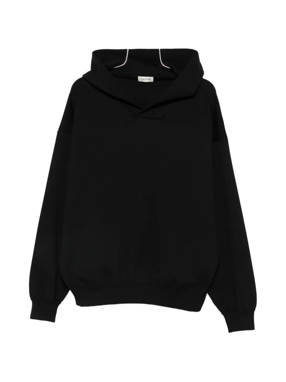 Fear Of God ribbed-trim hoodie - Nero