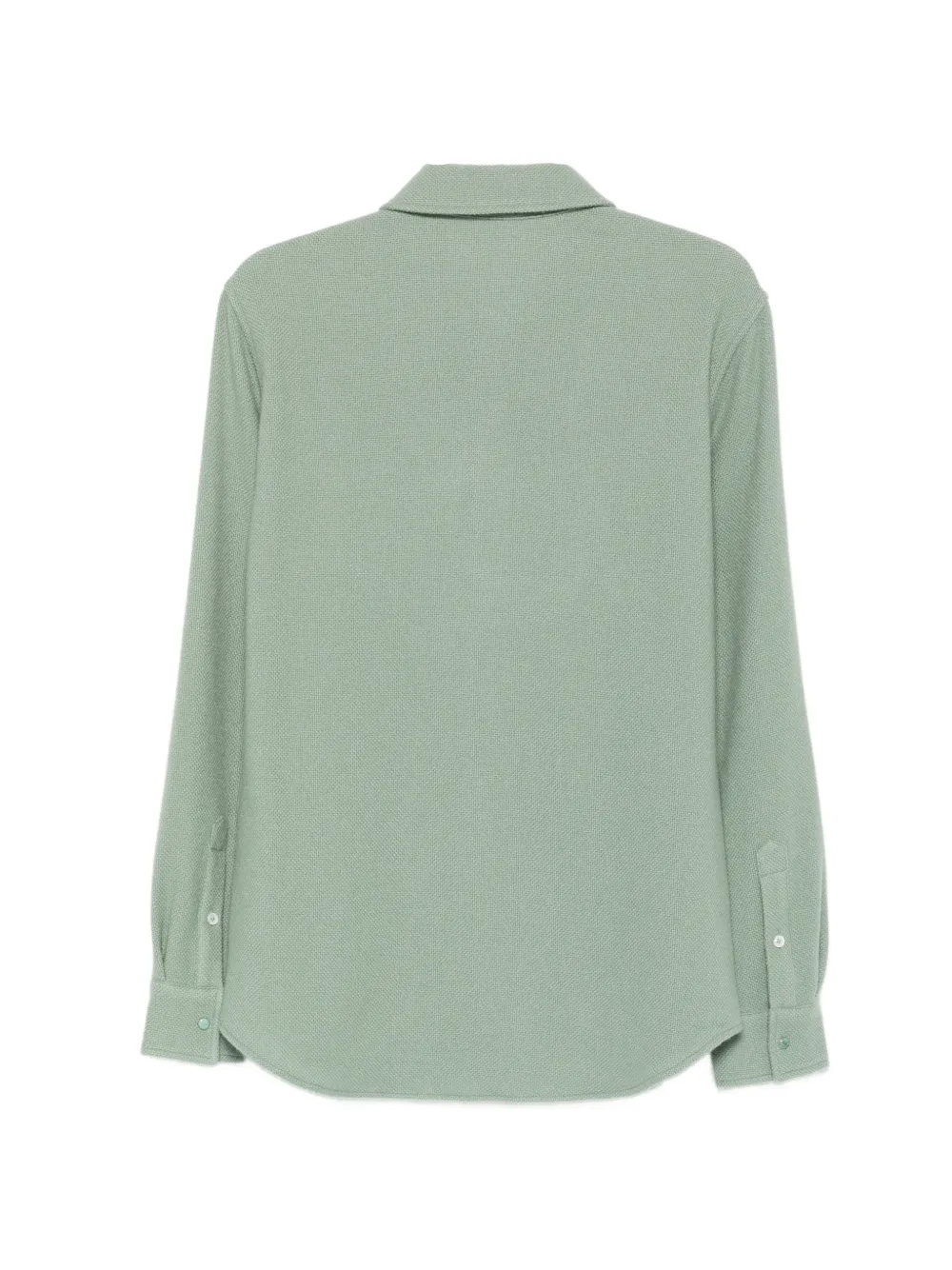 GOD'S TRUE CASHMERE Kasjmier overhemd Groen