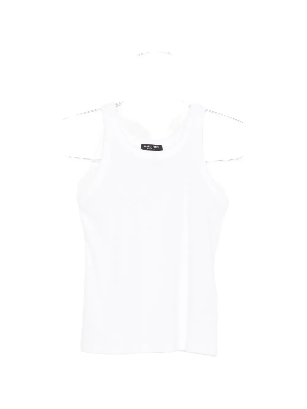 Margittes ribbed-knit tank top - Bianco