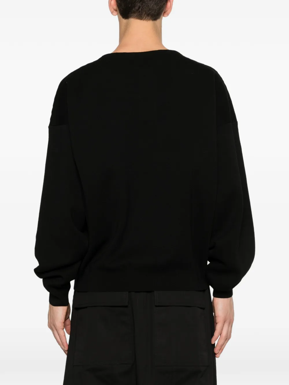 Fear Of God Henley trui met lange mouwen Zwart