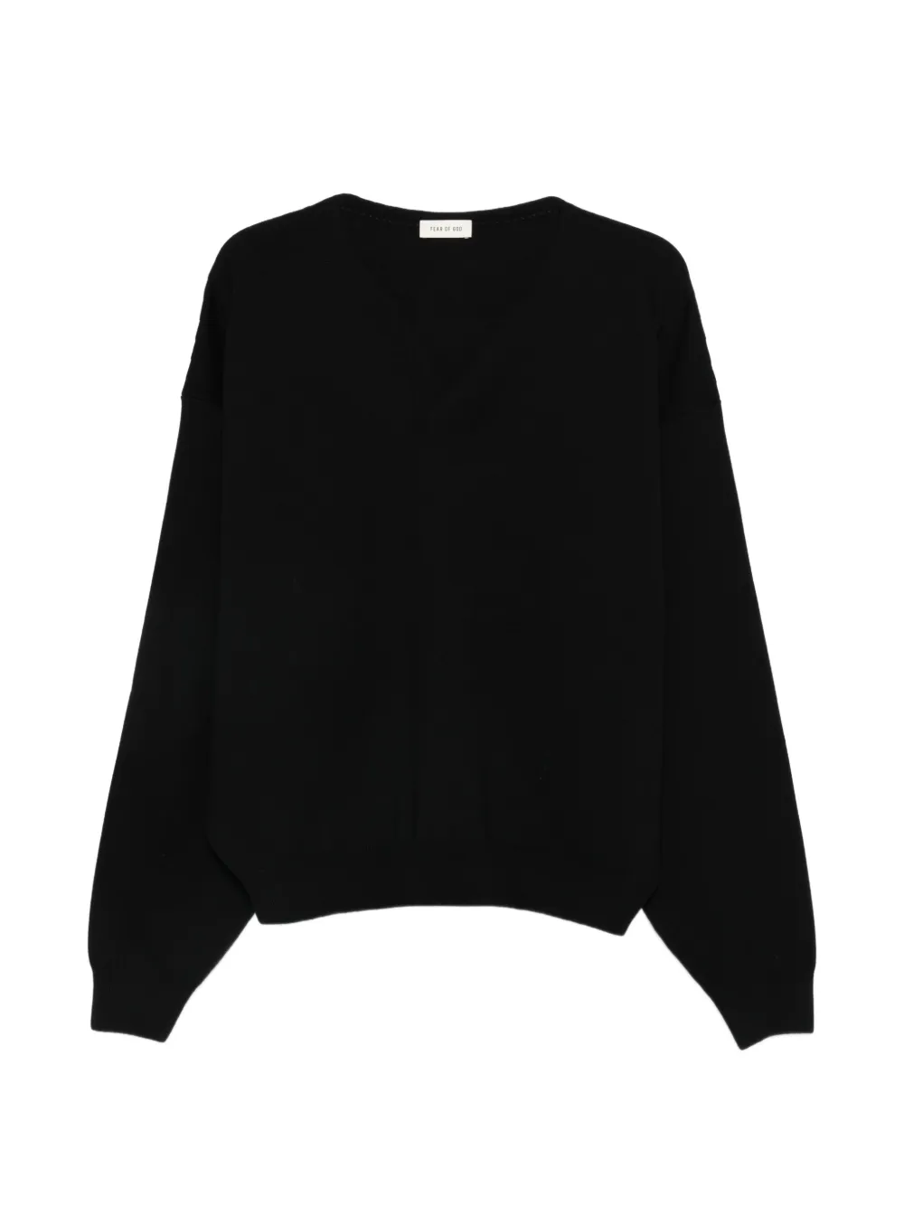 Fear Of God Henley long-sleeve sweater - Nero