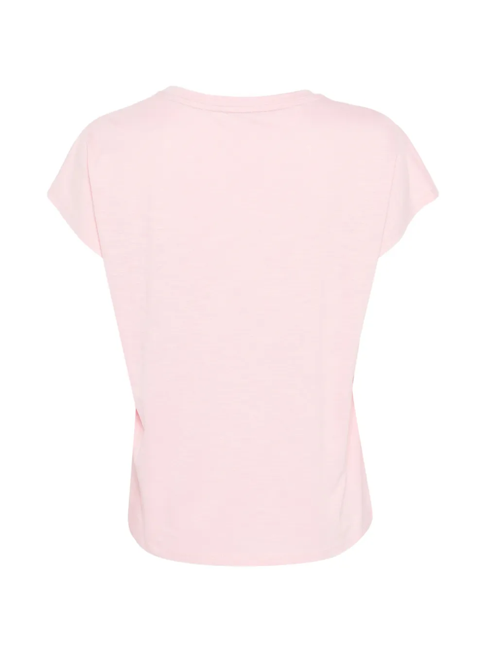 LIU JO Verfraaid T-shirt met ronde hals Roze