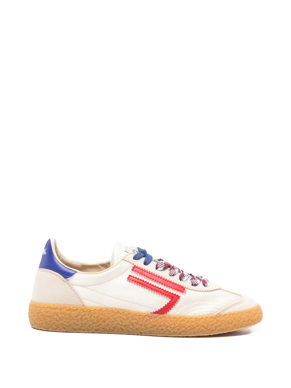 Puraai Gaeta striped detail sneakers Beige