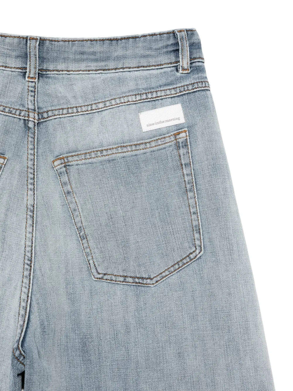 Nine In The Morning Audrey jeans met zak Blauw