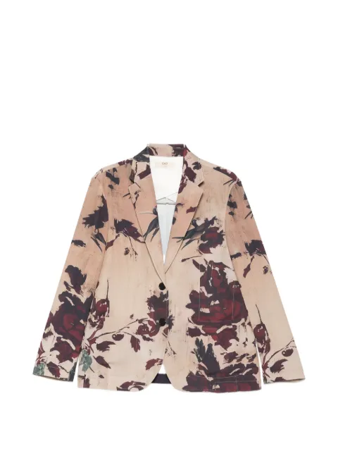SISSIOTTO floral single-breasted jacket