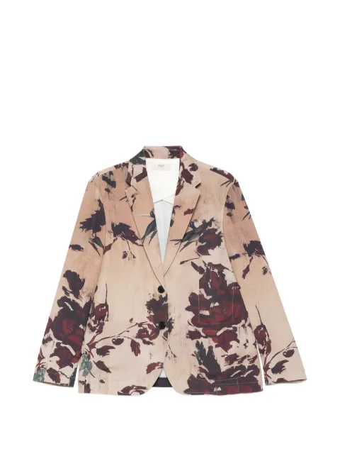 SISSIOTTO floral single-breasted jacket