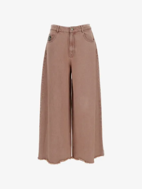 HUI MILANO Marco frayed trousers