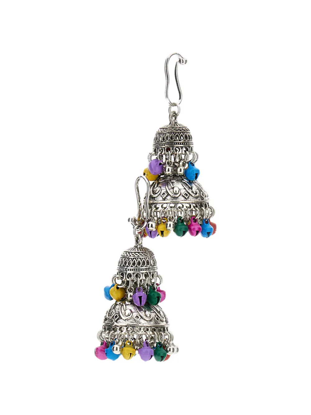HUI MILANO bell-pendant earrings - Silver