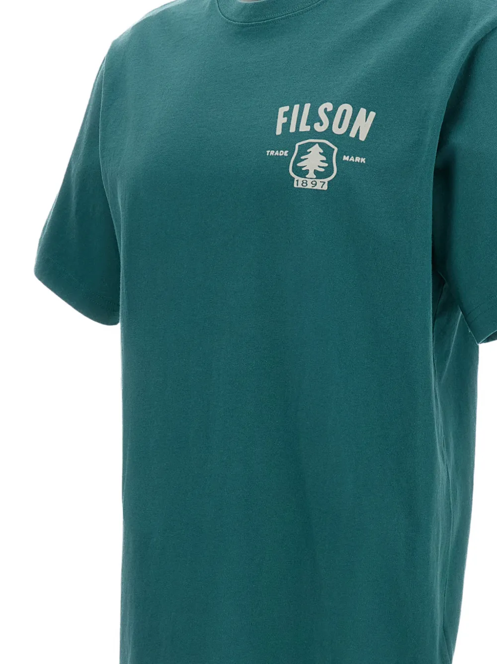 Filson T-shirt met grafische print Groen
