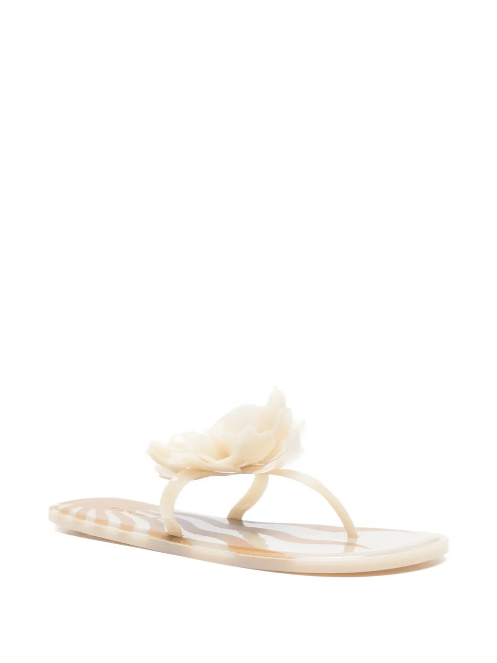 FARM Rio Teenslippers met bloemdetail Wit