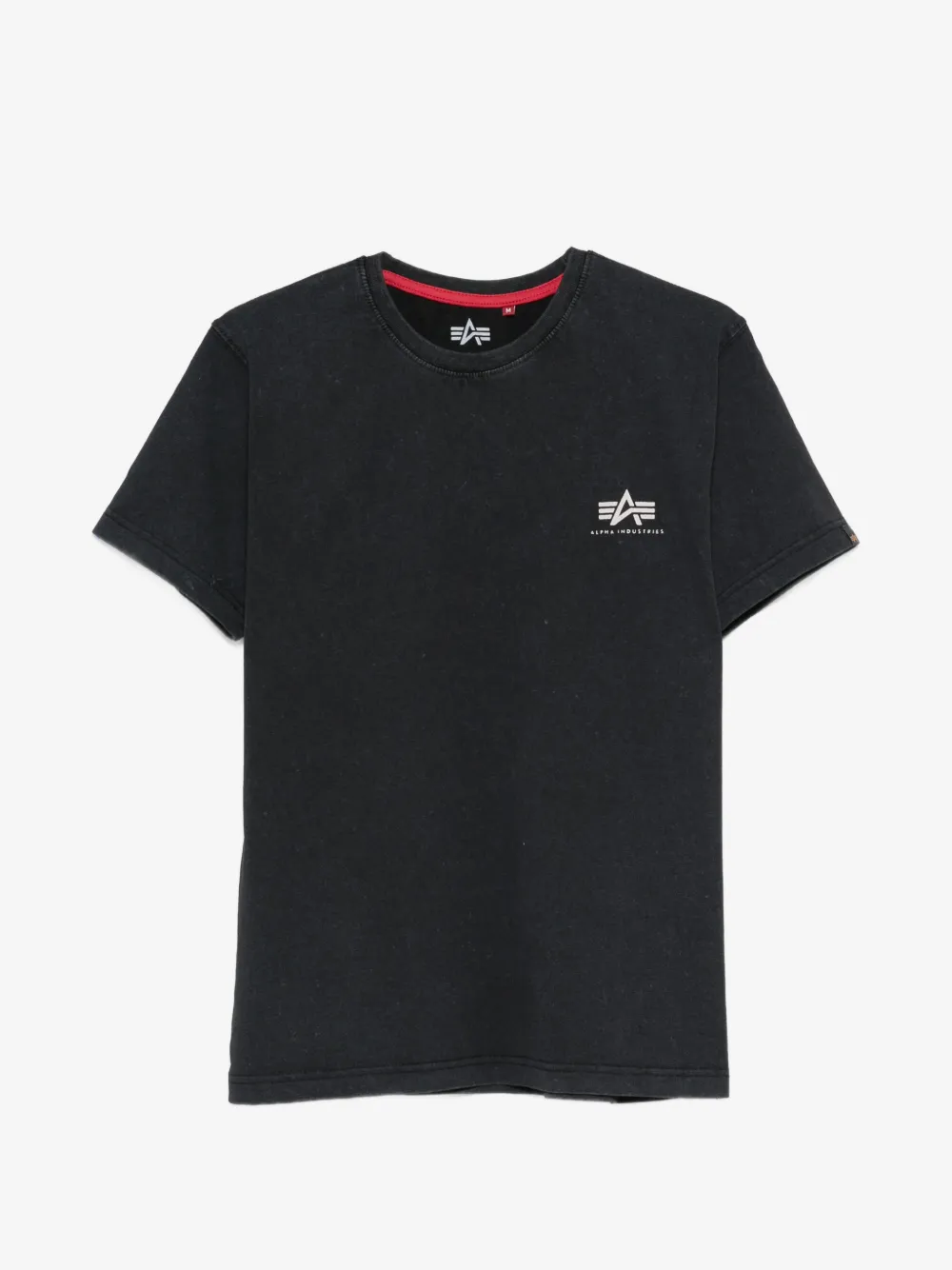 Alpha Industries playera con logo estampado | negro | Image 1