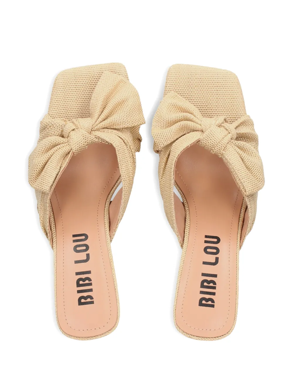 Bibi Lou Karsie bow sandals Beige