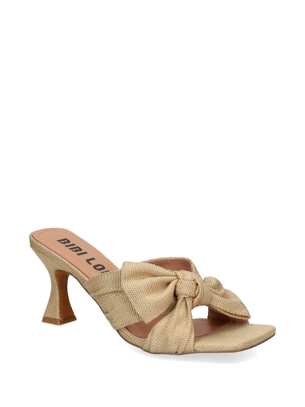 Bibi Lou Karsie bow sandals Beige