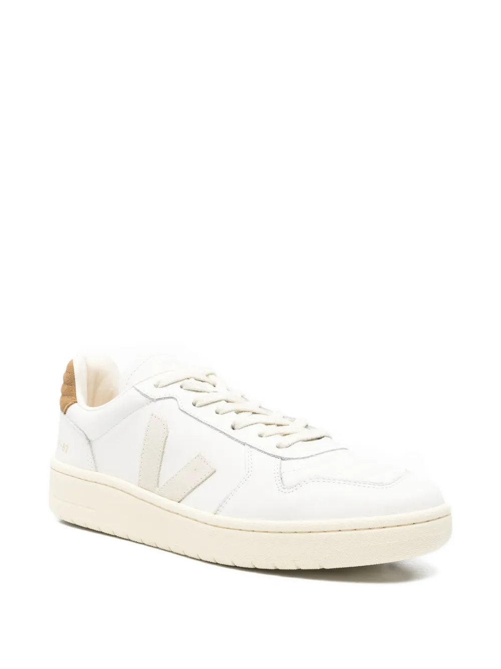 VEJA V-82 II leather logo sneakers Wit