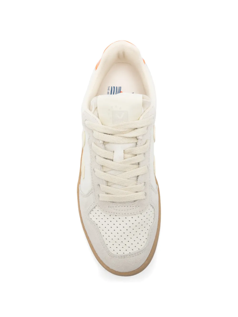 VEJA V-82 perforated suede sneakers Beige