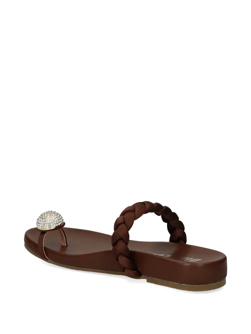 Bibi Lou braided rhinestone sandals Bruin