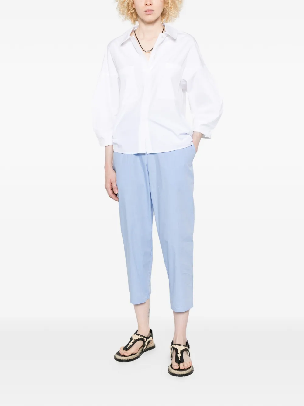'S Max Mara Overhemd met borstzak Wit
