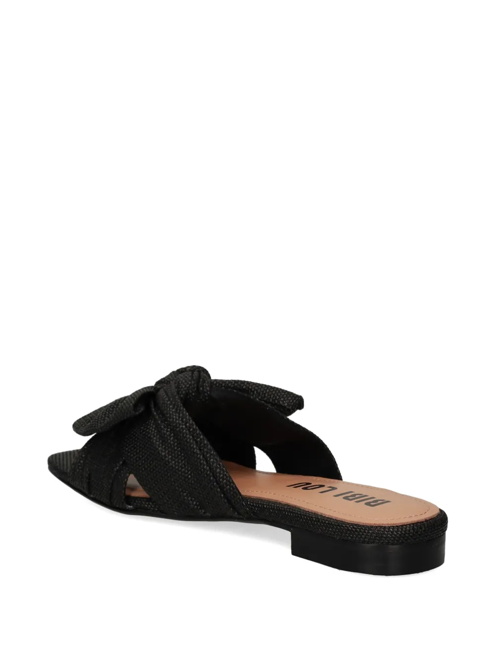 Bibi Lou Karsie bow sandals Zwart