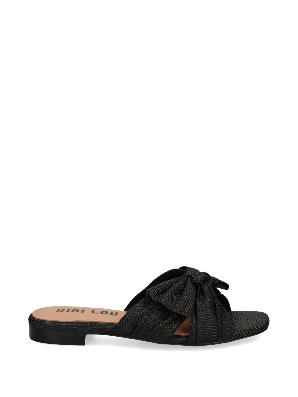 Bibi Lou Karsie bow sandals Zwart