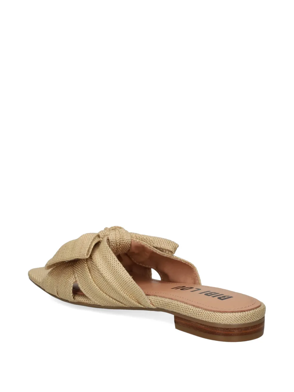 Bibi Lou Karsie bow sandals Beige