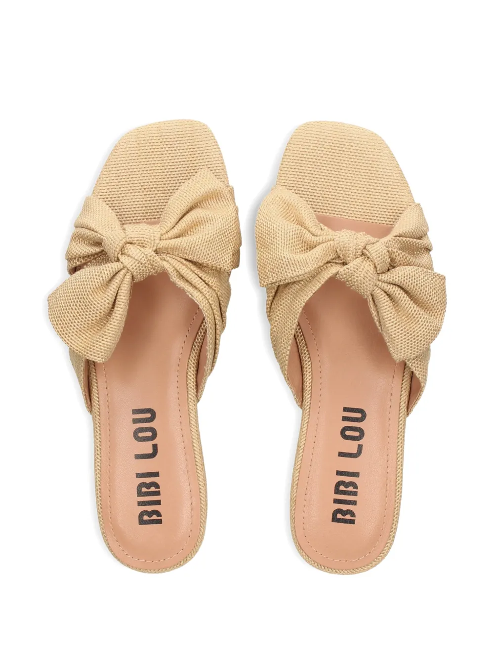 Bibi Lou Karsie bow sandals Beige