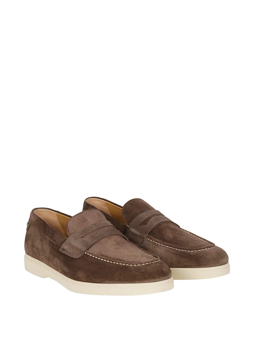Baldinini suede penny loafers Bruin