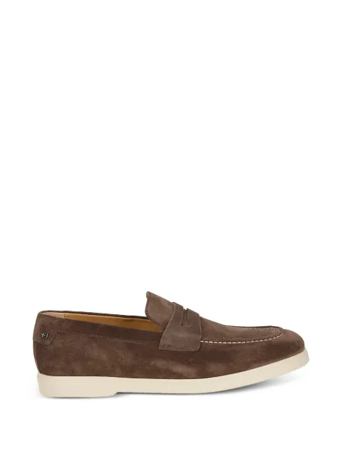 Baldinini suede penny loafers