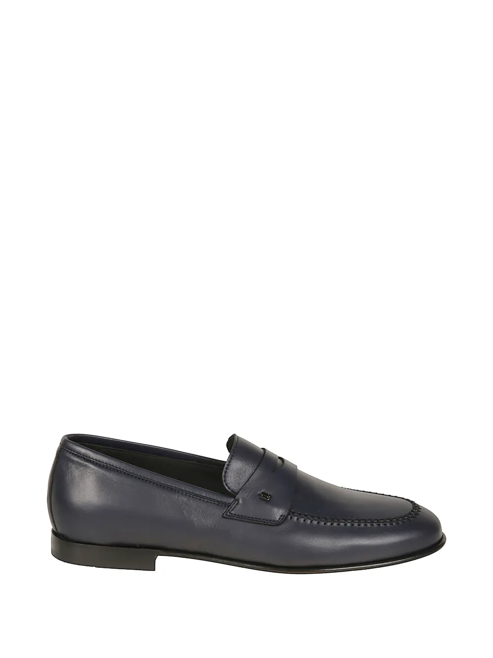 Baldinini leather penny loafers - Blu