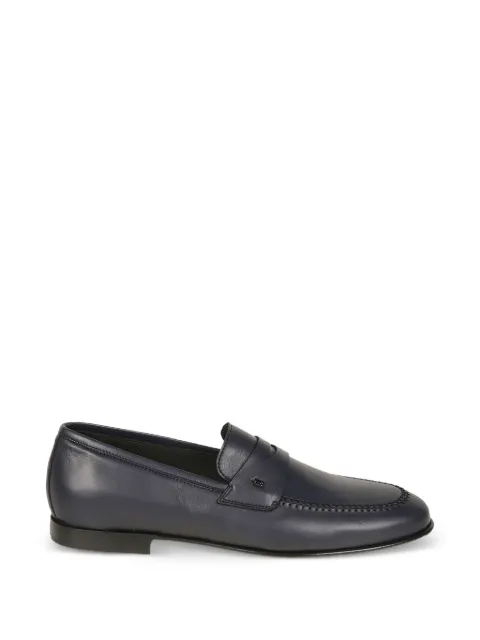 Baldinini leather penny loafers