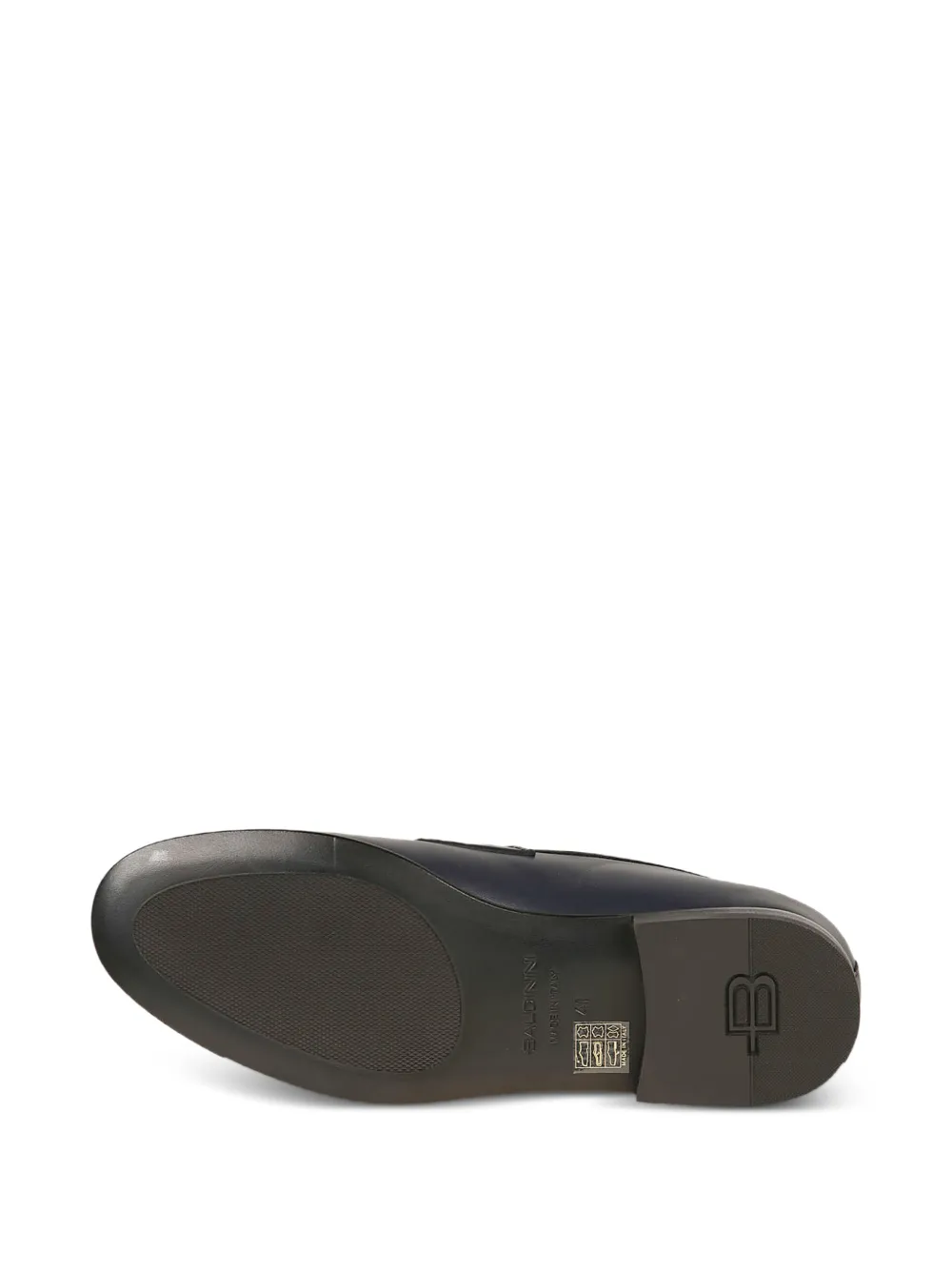 Baldinini Leren penny loafers Blauw