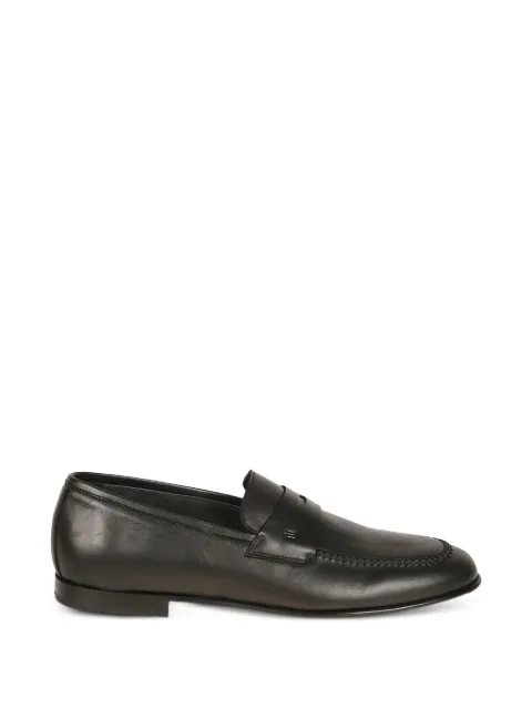 Baldinini leather penny loafers