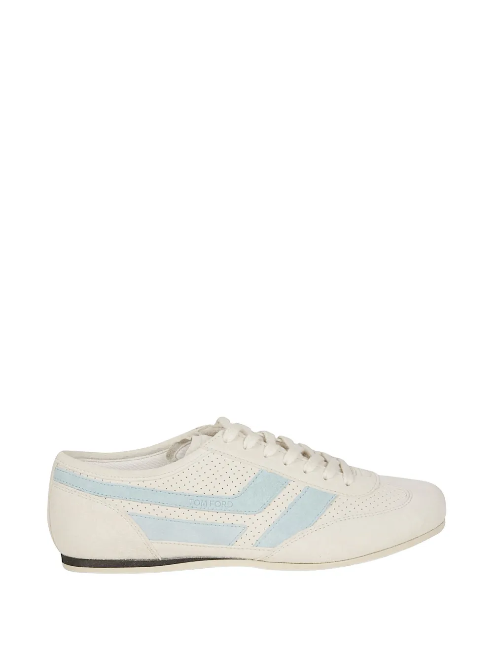 TOM FORD perforated leather sneakers - Toni neutri