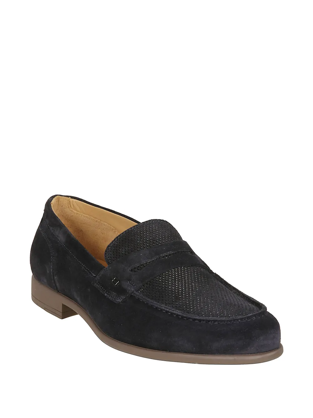 Baldinini suede loafers Blauw