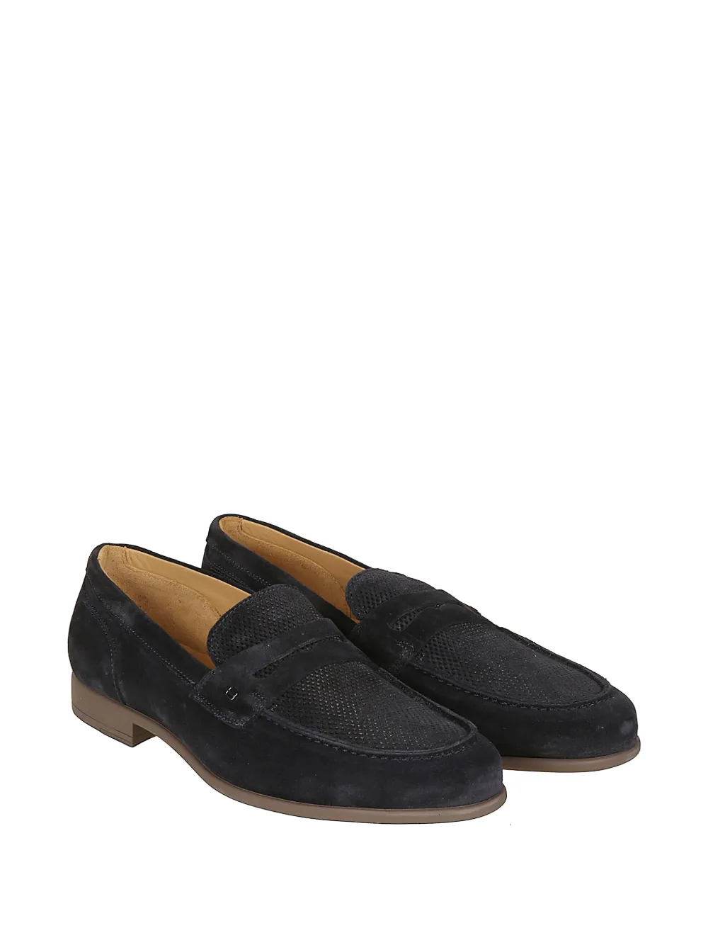 Baldinini suede loafers Blauw
