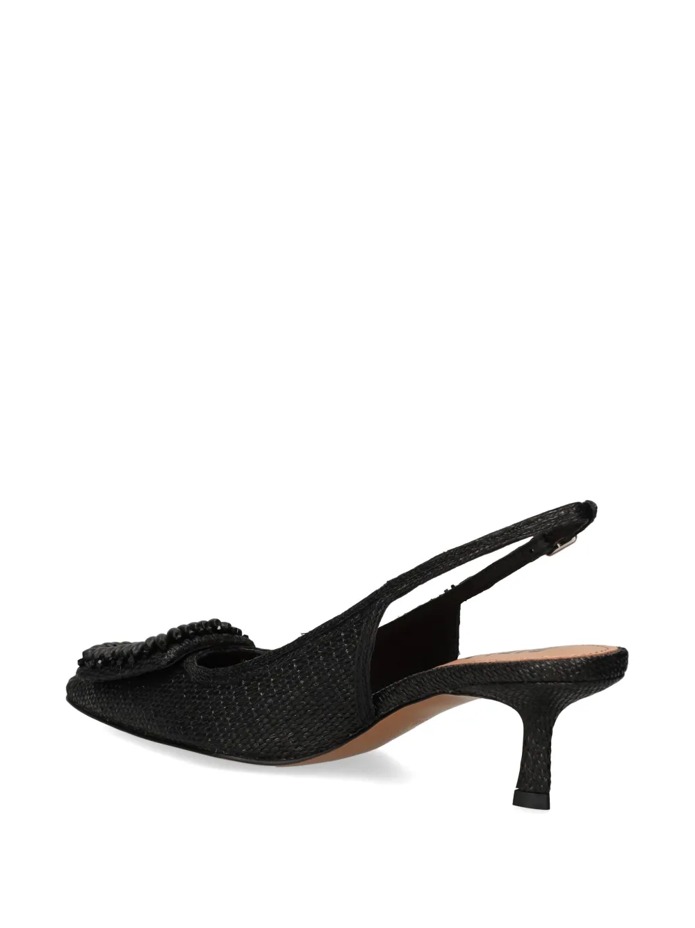 Bibi Lou beaded buckle pumps Zwart
