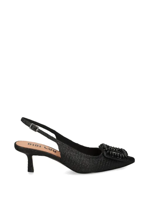 Bibi Lou beaded buckle pumps