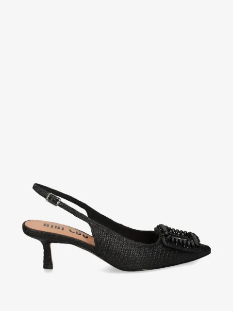 Bibi Lou beaded buckle pumps