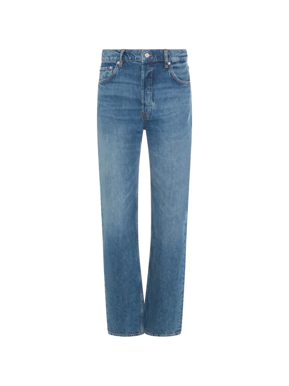 ANINE BING Bodhi straight-leg denim jeans - Blu