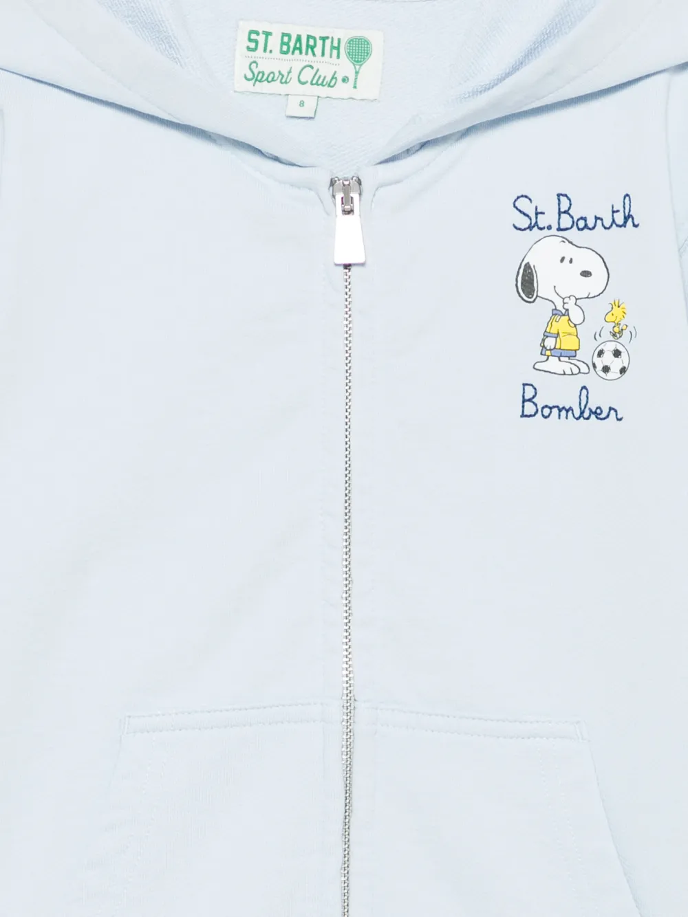 MC2 Saint Barth Kids Coney hoodie grafische print Blauw