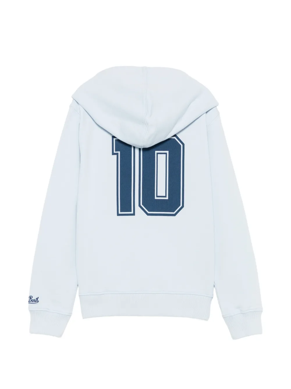 MC2 Saint Barth Kids Coney hoodie grafische print Blauw