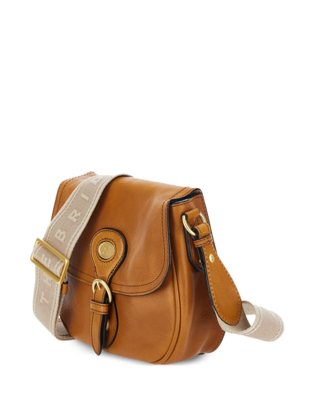  The Bridge Buckle-strap Leather Shoulder Bag - Neutrals 