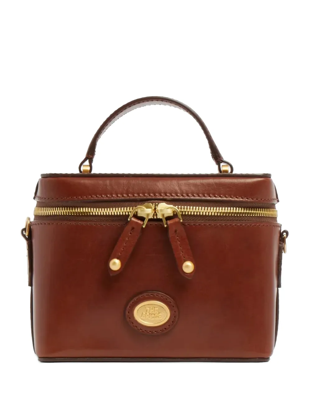 The Bridge top-handle tote bag - Marrone