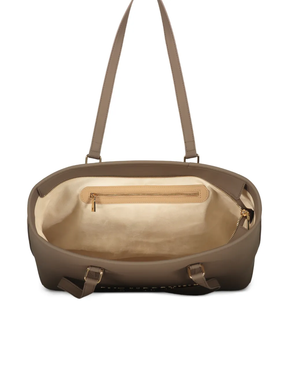 Love Moschino Heuptas met logoplakkaat Beige