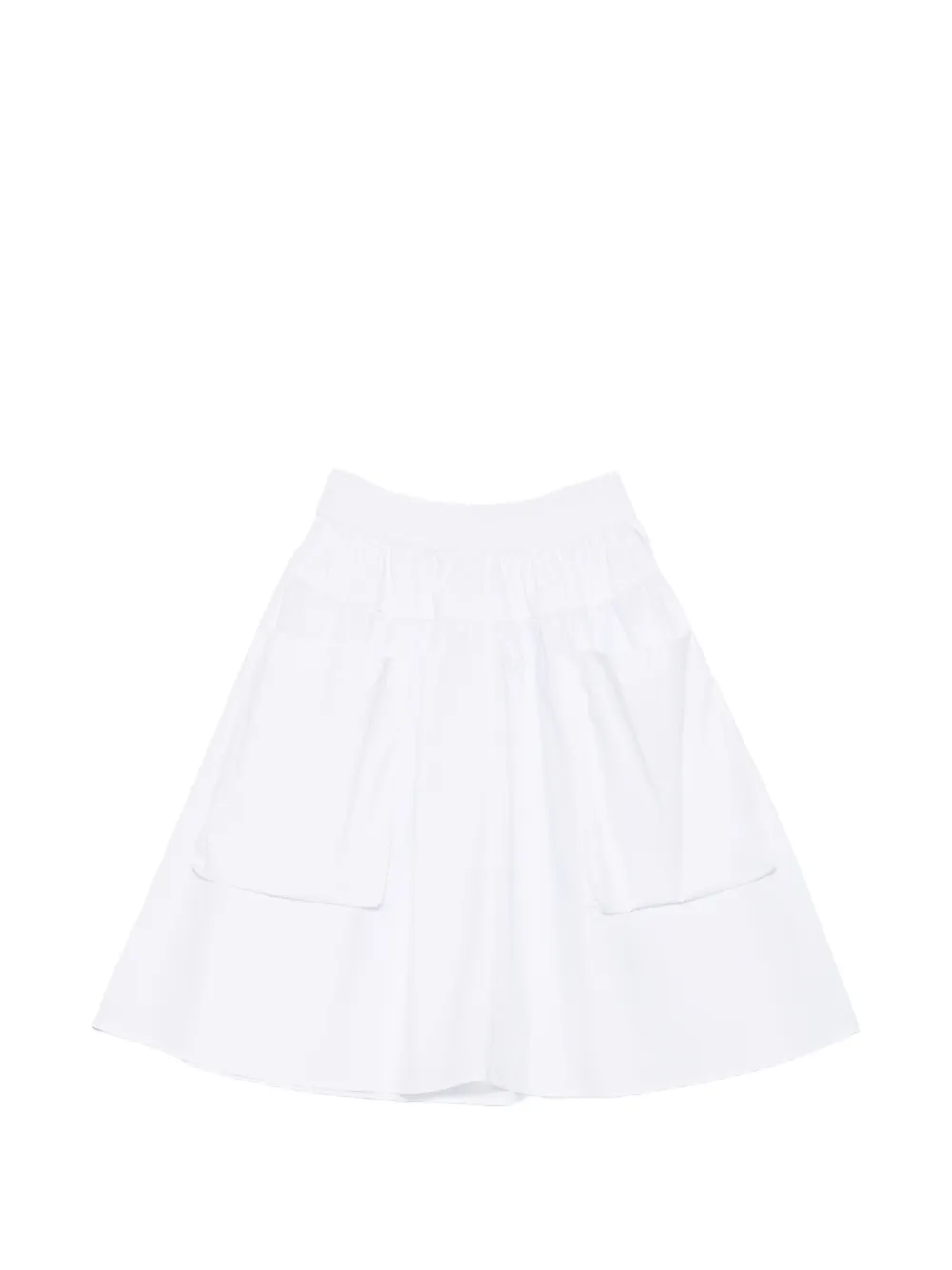 ASPESI A-line pocket mini skirt - Bianco