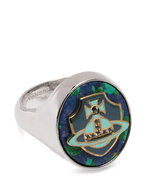Vivienne Westwood Anello a sigillo con placca Orb