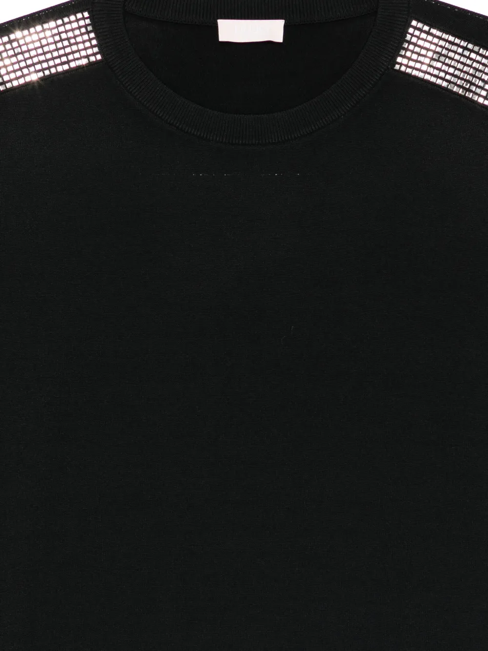 LIU JO Sweater verfraaid met kristallen Zwart