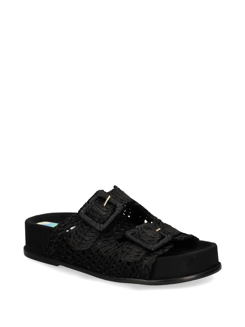 Ras buckled sandals Zwart