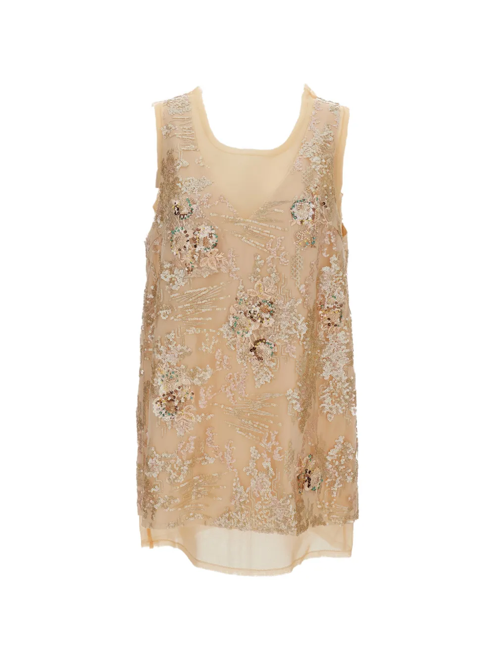 HUI MILANO Blusa con decorazione - Toni neutri